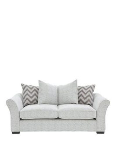 Cavendish Chevron 2-Seater Fabric Sofa